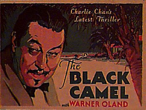 The second starring warner oland and the first surviving one. The Black Camel 1931 U.S. Herald | Posteritati Movie ...