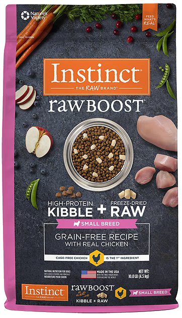 Melanie b on so it is kidney failure… Instinct by Nature's Variety Raw Boost Small Breed Grain ...