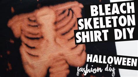 Feminine dresses in unique prints and at affordable prices is what makes love so special. DIY Bleach Skeleton Rib Shirt // HALLOWEEN Fashion DIY - YouTube | Bleach shirt diy, Ribbed ...