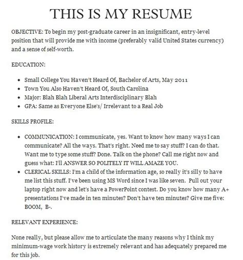 25 inspiring cover letter examples to learn from. The 25 Funniest Job Resumes Of All Time