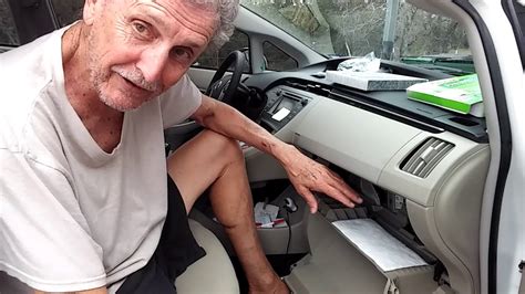 Toyota prius cabin air filter. Installing a cabin air filter...Toyota Prius... - YouTube