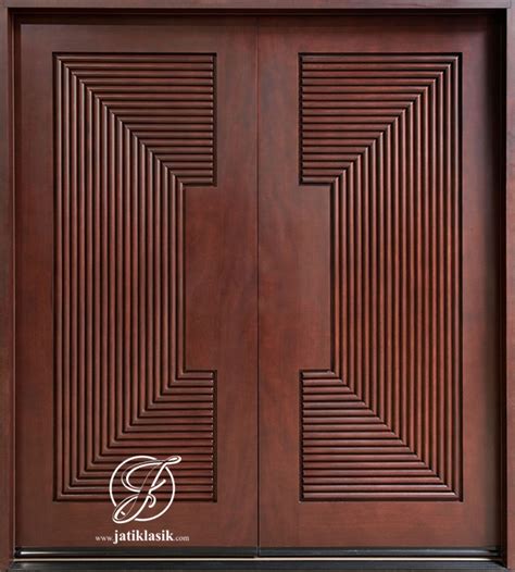 Gaya pintu kupu tarung ini adalah kombinasi tahun 1980 dengan tahun 2019 yang dipadukan menjadi 1 desain, sehingga tampil dengan gaya minimalis exulusif. Jual Pintu Kayu Jati Kupu Tarung Minimalis Modern | Jati ...