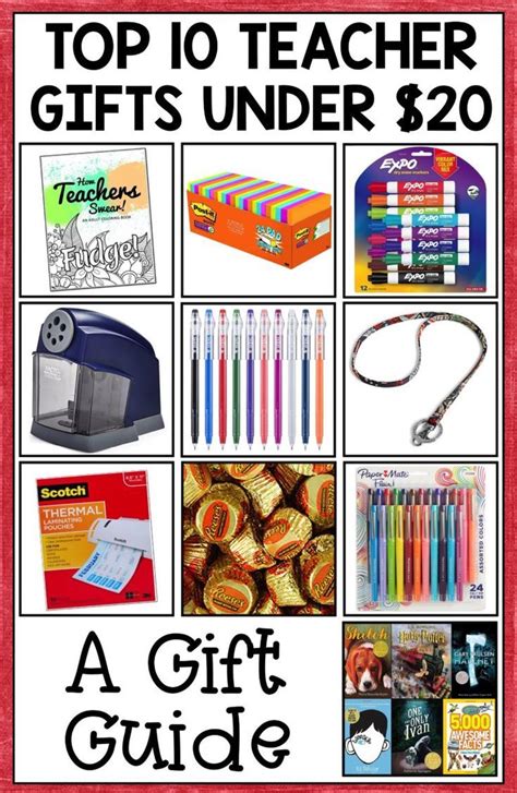These teacher appreciation printables would be perfect for gift card giving by fabulously frugal 2. 10 Best Teacher Gifts Under $20 - Recommendations By ...