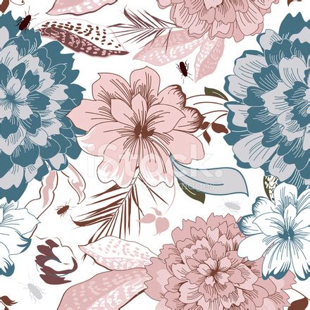 Maybe you would like to learn more about one of these? Stylish Beautiful Bright Floral Seamless Pattern Stock ...