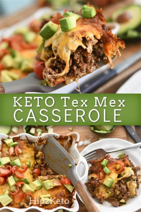 Of course you don't have any leftover turkey yet, but you can definitely make this tasty casserole with chicken any time of. Keto Tex Mex Hamburger Casserole Easy Dinner Idea | Dinner ...