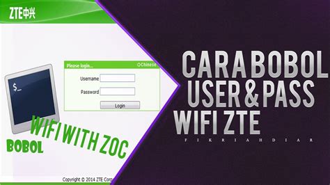 Sometimes the username and password doesn't work that we mentioned in the top of this guide. Cara bobol username dan password wifi Zte di warnet - YouTube