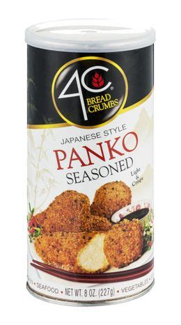 Yes, first of all panko is lower in calories and fat but higher in fiber than beadcrumbs. Buy 4C Bread Crumbs, Japanese Style Panko, Se... Online ...