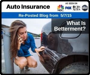 Betterment is an adjustment to an auto repair estimate that insurance companies use to lower the reimbursement you get for your vehicle repairs. RePost - What Is Betterment in Auto Insurance?