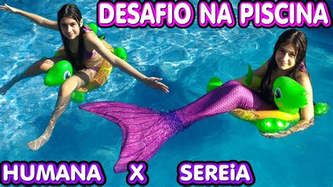 Maybe you would like to learn more about one of these? Sereia Vs Humana Desafio na Piscina (Sirena, Diversão ...