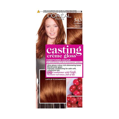 I absolutely love the result. L'Oreal Paris Casting Creme Gloss 543 Golden Henna Hair ...
