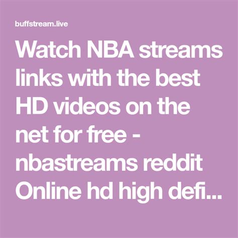 Searc & browse h thousands of downloaded viral videos. Watch NBA streams links with the best HD videos on the net ...