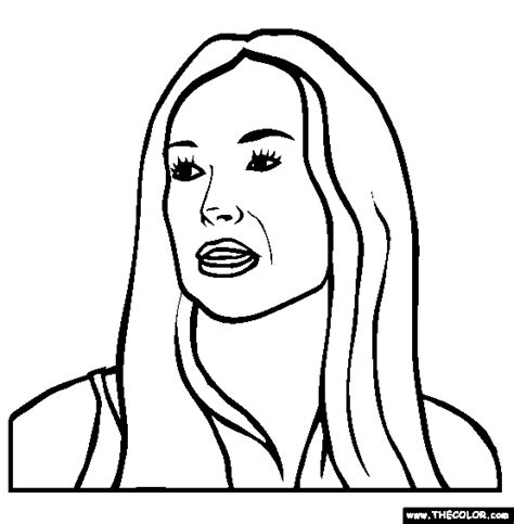 To help kinesthetic and visual learners enjoy studying art history. Famous Actress Coloring Pages | Page 1