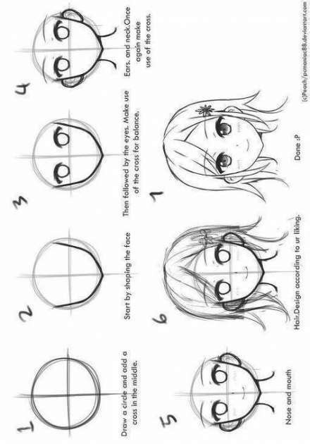 You will miss vital details if you just try to draw something out of your own head without any references. Drawing Tutorial Anime Head 41 Trendy Ideas | Anime ...