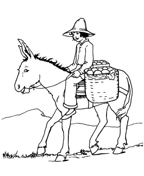 Horse coloring pages is a printable coloring book for kids. Free Printable Donkey Coloring Pages For Kids