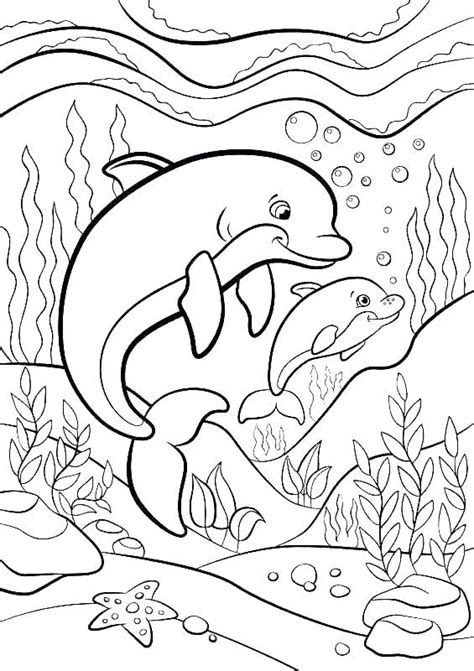 Print animal coloring pages for free and printable coloring book pages online. Under the Sea Coloring Pages | Buku mewarnai, Buku gambar ...