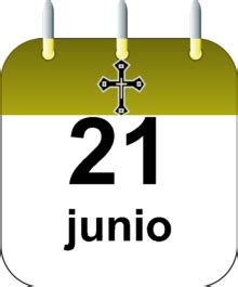 ¿cuánto falta para el 21 de junio? Santoral 21 de junio - Calendario