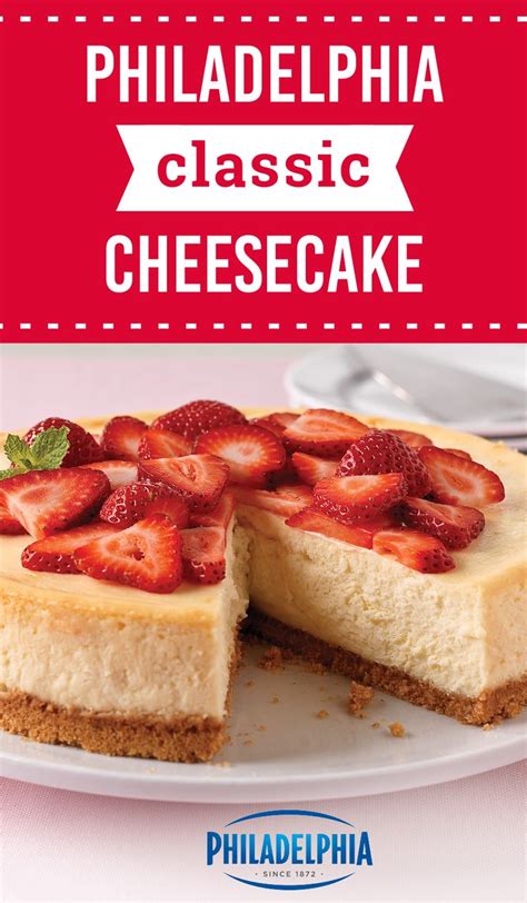 Celebrate national cheesecake day on july 30! PHILADELPHIA Classic Cheesecake - Check out this ...