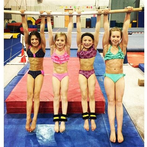 This young gymnast has impressive abs, and some people are worried. Check this out on Instagram.com | Young muscle girl, Girl ...