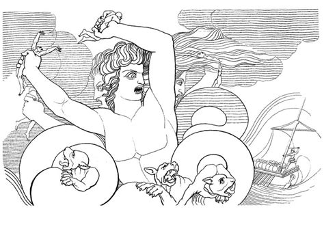 You will be allowed to use this packet and any notes you take on the test. Coloring page Oddyseus - Scylla - img 17486.