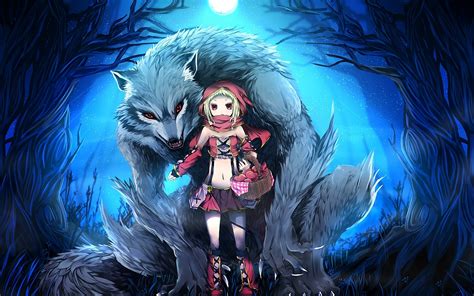 White wolf anime female : Anime Wolf Girl Wallpaper - WallpaperSafari