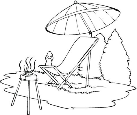 Colors are bold and rich and it makes me happy.from a distance. Beach Chair Coloring Page at GetColorings.com | Free ...