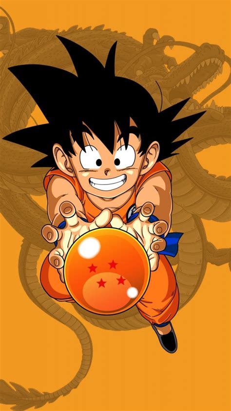 Goku has also admitted to not being good at creating things, and being better at breaking stuff at the end of dragon ball kai. Download 720x1280 wallpaper kid goku, dragon ball, minimal ...