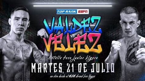 Sigue el undercard del berchelt vs valdez: Resultado: Óscar Valdez vs Jayson Vélez Vídeo Repetición KO ver Pelea Box 2020