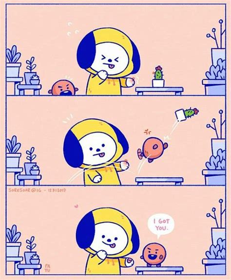 We hope you enjoy our growing collection of hd images to use as a background or. The Healer Shooky part 5;; Shooky; 1, Cactus: 0 #BT21 editor IG @soresoar | Gambar lucu, Kartun, Bts