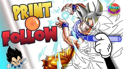 Welcome to this full length tutorial, showing you how to draw goku in his ultra instinct form. Coloring and Drawing: Goku Ultra Instinct Coloring Pages ...