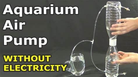 How to make diy air pump without electricity step by step guide with result. Aquarium Air Pump WITHOUT ELECTRICITY | Life hack: How to ...