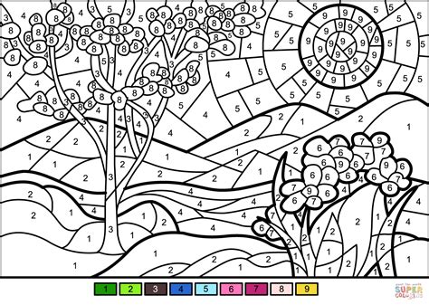 Color pictures of baby animals, spring flowers, umbrellas, kites and more! Spring Color by Number | Free Printable Coloring Pages