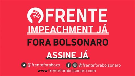 Segurando cartazes de fora bolsonaro, impeachment já e vacina já, o grupo ressaltou que, diante das quase 200 mil mortes pelo novo coronavírus, o chefe do executivo continua 'desdenhando. Manifesto pelo impeachment de Bolsonaro ganha a internet ...