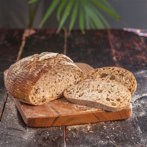 We are follows strictly the sourdough method in baking all our bread and buns, without any commercial yeast. Mulled Pear Sourdough - De La Terre Bakery + Café