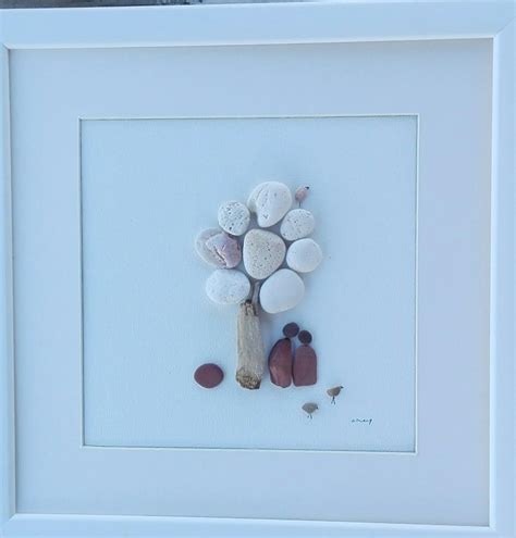 pebble art couple,Valentine's Day gift, couple forever wall art, pebble ...
