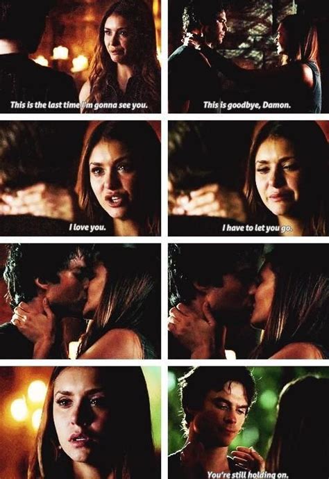 Awesome quotes to use in a romantic or. TVD 6x1, This is Elena imagining Damon there from a drug ...