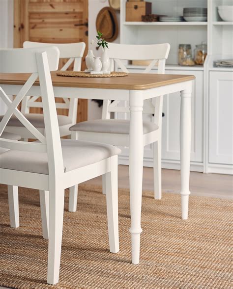 Benötigen sie eine bedienungsanleitung für ihre ikea ingolf stuhl? INGOLF Stuhl, weiß/Hallarp beige - IKEA Österreich