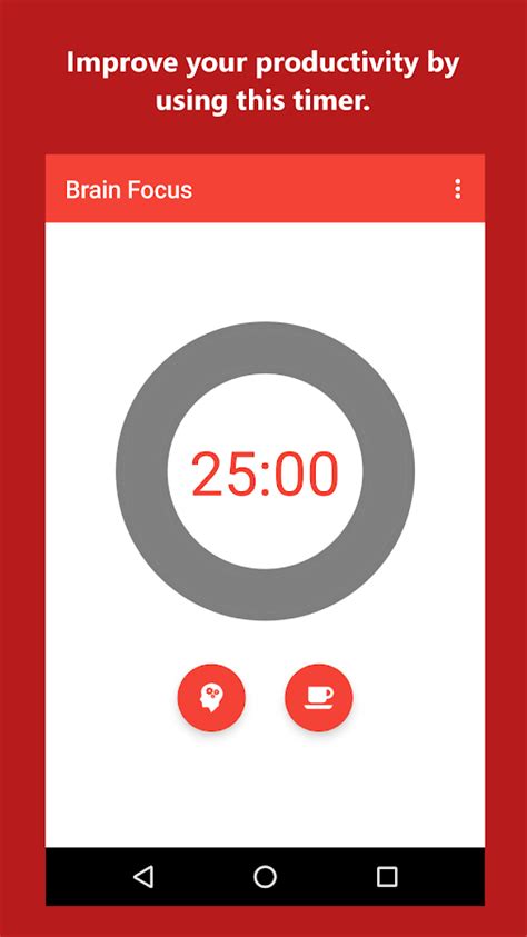 In a preview of the productivity challenge timer app. Brain Focus Productivity Timer - Android Apps on Google Play