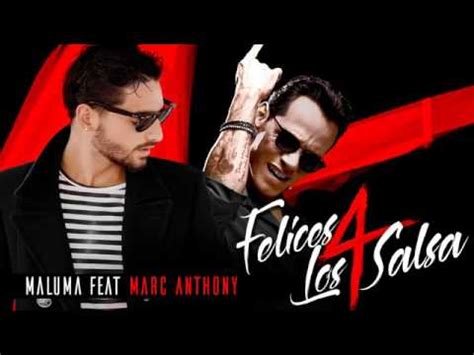 #vevo # feliceslos4 #vevo #latino #officialaudio #marcanthony. Felices los 4 maluma ft.Marc anthony video oficial - YouTube