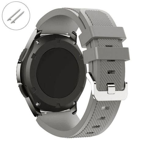 Bands include navy and brown leathers and a smoke link bracelet. Fossil Compatible Gray Rubber Silicone Replacement Watch ...
