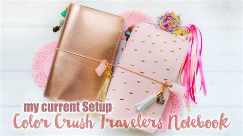 Special price $20.00 regular price $38.50. Color Crush Travelers Notebook - My Current Setup - YouTube