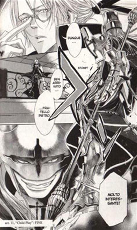 Following armageddon, an apocalyptic war, mankind faces yet another menace: Trinity Blood (Manga) | AnimeClick.it