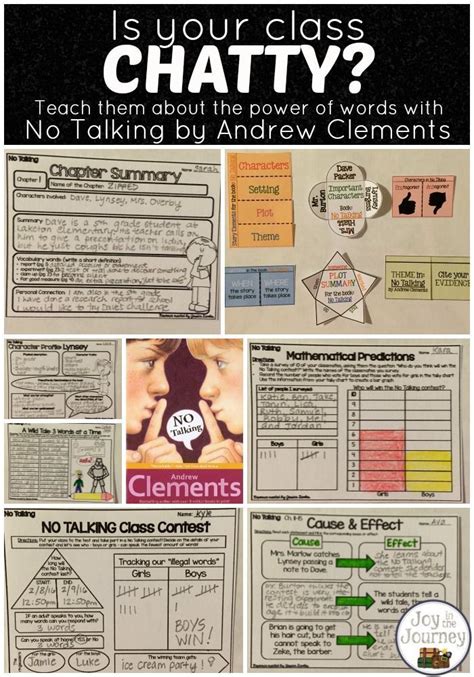 We all know that reading things hoped for clements andrew is useful, because we could get too much info online in the reading materials. No Talking by Andrew Clements tells the story of a group ...