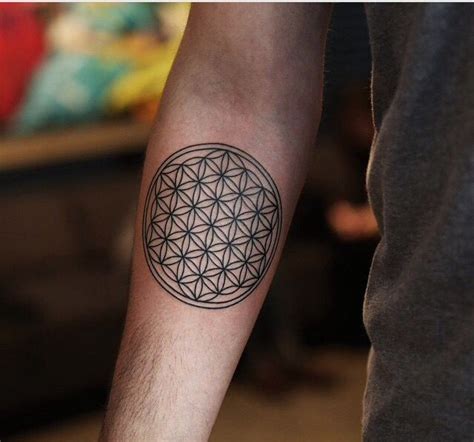 Hexagonal pattern tattoos that you can filter by style, body part and size, and order by date or score. pattern. | Tattoos, Geometric tattoo, Triangle tattoo