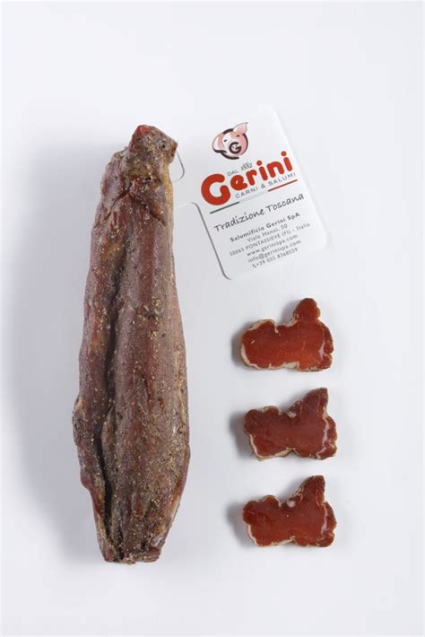 L'utilizzo varia dagli arrosti alle bistecche. FILETTO DI SUINO STAGIONATO - Salumificio Gerini S.p.A.