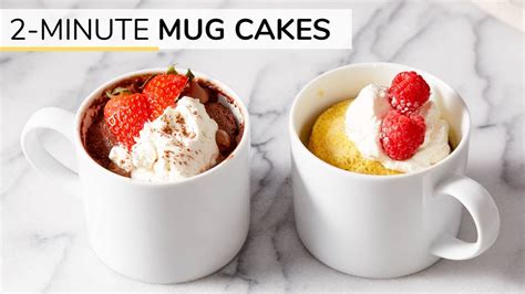 If you click or tap any of the links above, it will instantly take you to the recipe below. 2-MINUTE CHOCOLATE + VANILLA MUG CAKE RECIPES | gluten ...