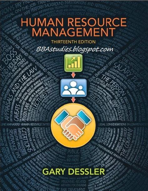 Human resource management (hrm or hr) is the strategic approach to the effective management of people in a company or organization such that they help their business gain a competitive advantage. BBA Studies: Human Resource Management by Gary Dessler ...