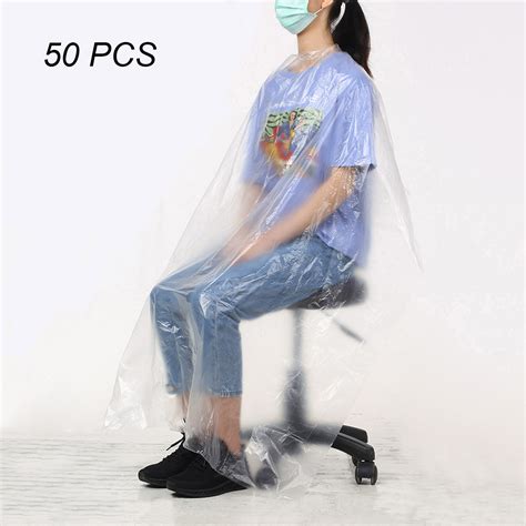 Children transparent haircut cloak hair cutting cape salon styling cloth heiß. 50 Sheets Disposable Hair Salon Capes Waterproof Haircut ...