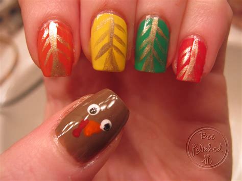 Nails are the unsung hero of the holiday season. Happy Thanksgiving!! - Bee Polished