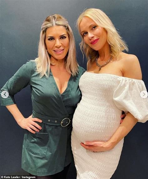 Kate, 40, announced the news on instagram with a short clip of her and her husband. Pregnant Kate Lawler displays her growing baby bump as she ...