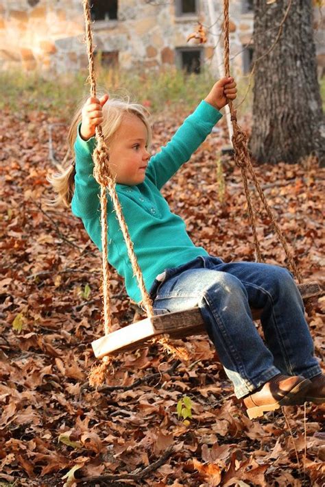 Check out the sky tree house 2! Wood Tree Swing - Tree swing - Childrens swing | Wood tree ...